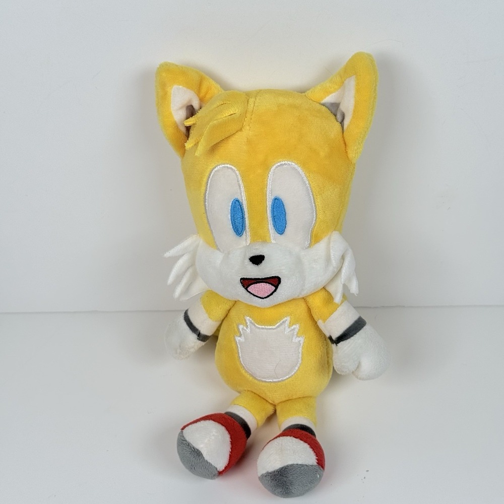Sonic The Hedgehog Kidrobot Sega Two Tails Small Plush Stuffed Yellow